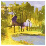 Kahn_barn above pond